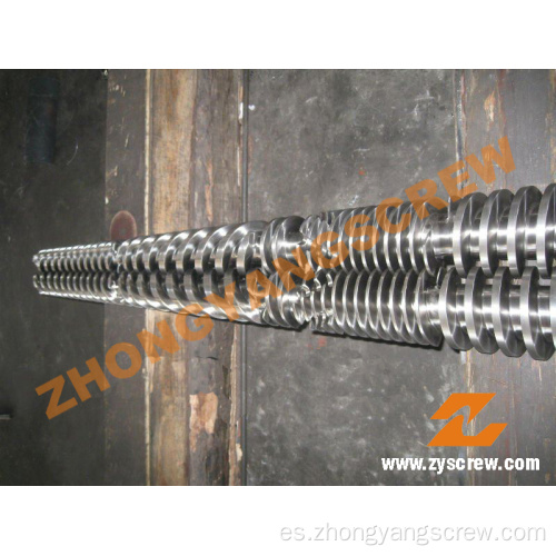 Barril de doble tornillo cónico Krauss Maffei para PVC Zyt388